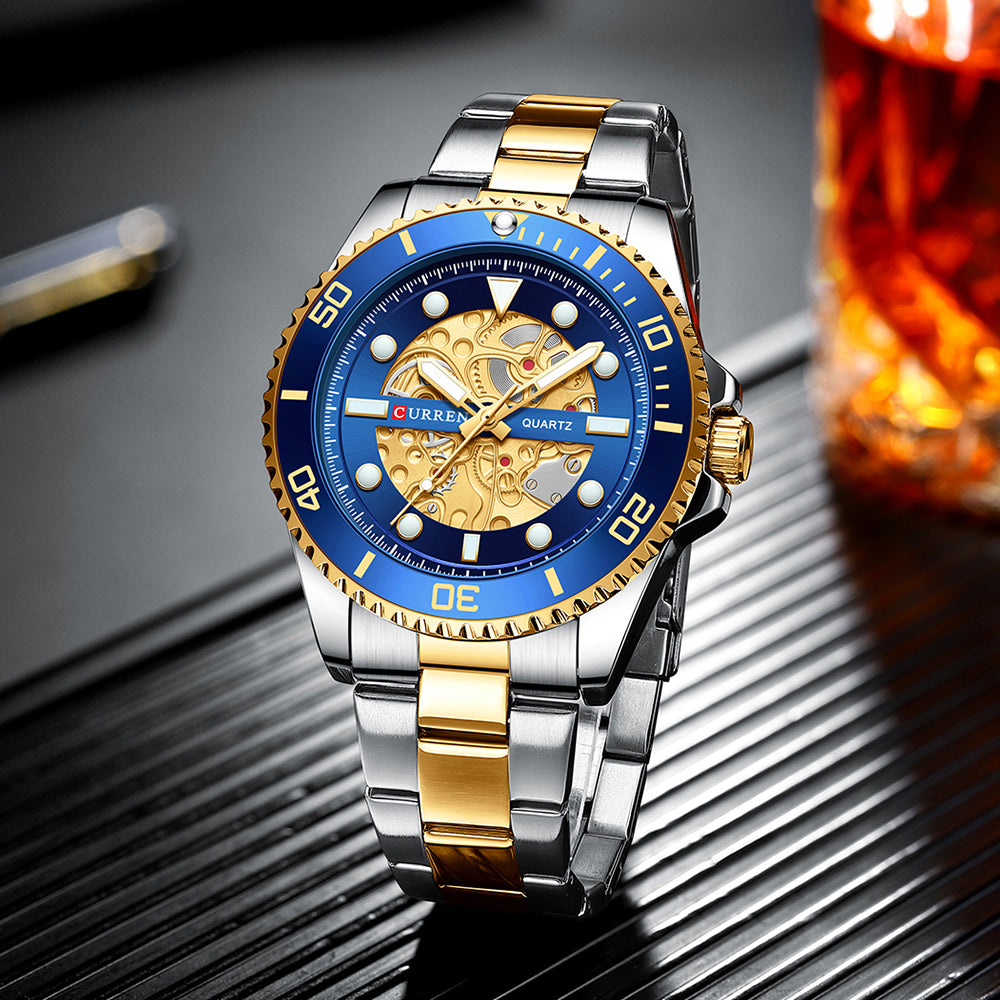 CURREN 8412 Stainless  Steel Watch