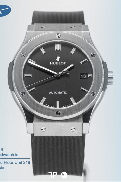 Hublot Classic Fusion Black Dial – Titanium Luxury Men’s Watch