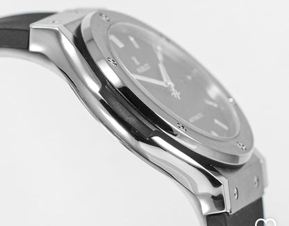 Hublot Classic Fusion Black Dial – Titanium Luxury Men’s Watch