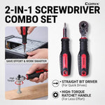 38-in-1 Precision Screwdriver Set - QX-T038, High-Precision Magnetic Tips, Small Bit Adapter, Magnetic Extension, Multi-Functional Repair Tool Kit, Storage Box for Home, Electronics, Car Repair & Decoration