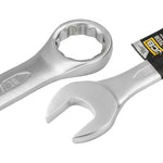 38mm Combination Wrench - Carbon Steel Manual Hand Wrench, Standard Heavy-Duty Wrench for Automotive, Mechanical, Workshop & Repair Applications