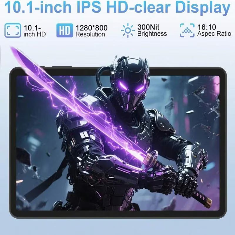 Qetupa Z17 10.1-inch Android 15 Tablet – Octa-Core, 4GB RAM, 64GB/128GB Storage & 6000mAh Battery