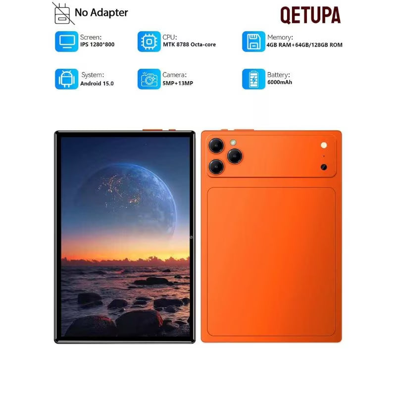 Qetupa Z17 10.1-inch Android 15 Tablet – Octa-Core, 4GB RAM, 64GB/128GB Storage & 6000mAh Battery