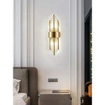 Modern Luxury Gold-Plated Wall Light - Stainless Steel Base, Black & Gold Finish, 1pc/2pcs Decorative Wall Lamp, Modern Sconce for Living Room, Bedroom, Corridor, Cafe & Office