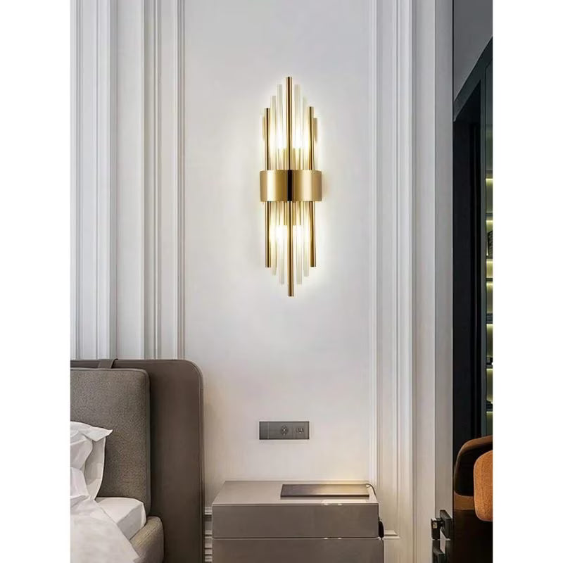 Modern Luxury Gold-Plated Wall Light - Stainless Steel Base, Black & Gold Finish, 1pc/2pcs Decorative Wall Lamp, Modern Sconce for Living Room, Bedroom, Corridor, Cafe & Office
