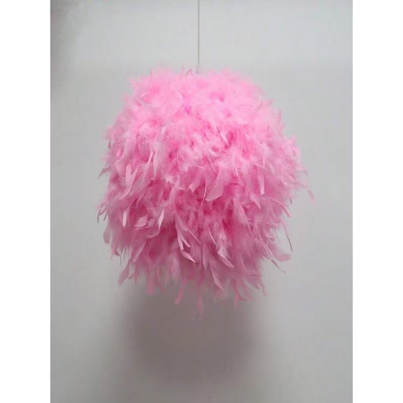 1pc Warm Romantic Artificial Flame Ball Lamp Shade - Pink, Small 30cm Retractable Flame Ball Lampshade with Holder, Modern Decorative Cover for Home, Party & Event Decor