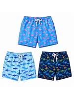 Men’s Colorful Summer Swim Shorts – 3 Stylish Graphic Designs