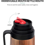 Modern Yerba Mate Thermo Cup Set – 304 Stainless Steel Gourd, Bombilla & Cleaning Brush