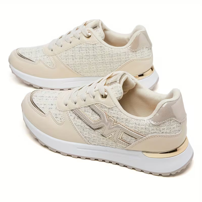 Women's Vintage Sneakers – Slip-Resistant, Durable, Height-Enhancing Soft Sole