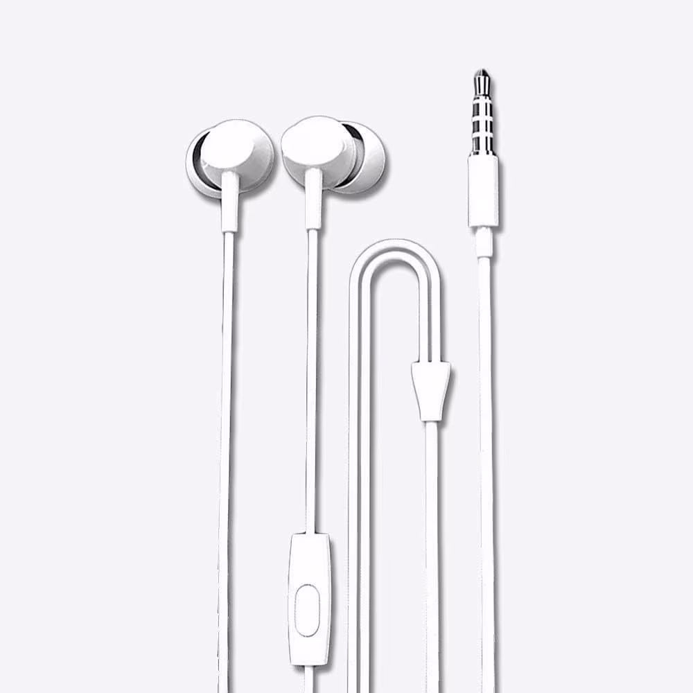 GFM-16 Metallic Wired Earphones – Hi-Fi Stereo Sound & Built-In Mic