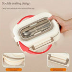 304 Stainless Steel Bento Lunch Box – Divided, Leak-Proof, Insulated with Utensils