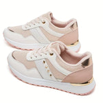 Women's Thick-Sole Sneakers – Breathable Mesh, Soft Sole, Height-Increasing Casual Shoes