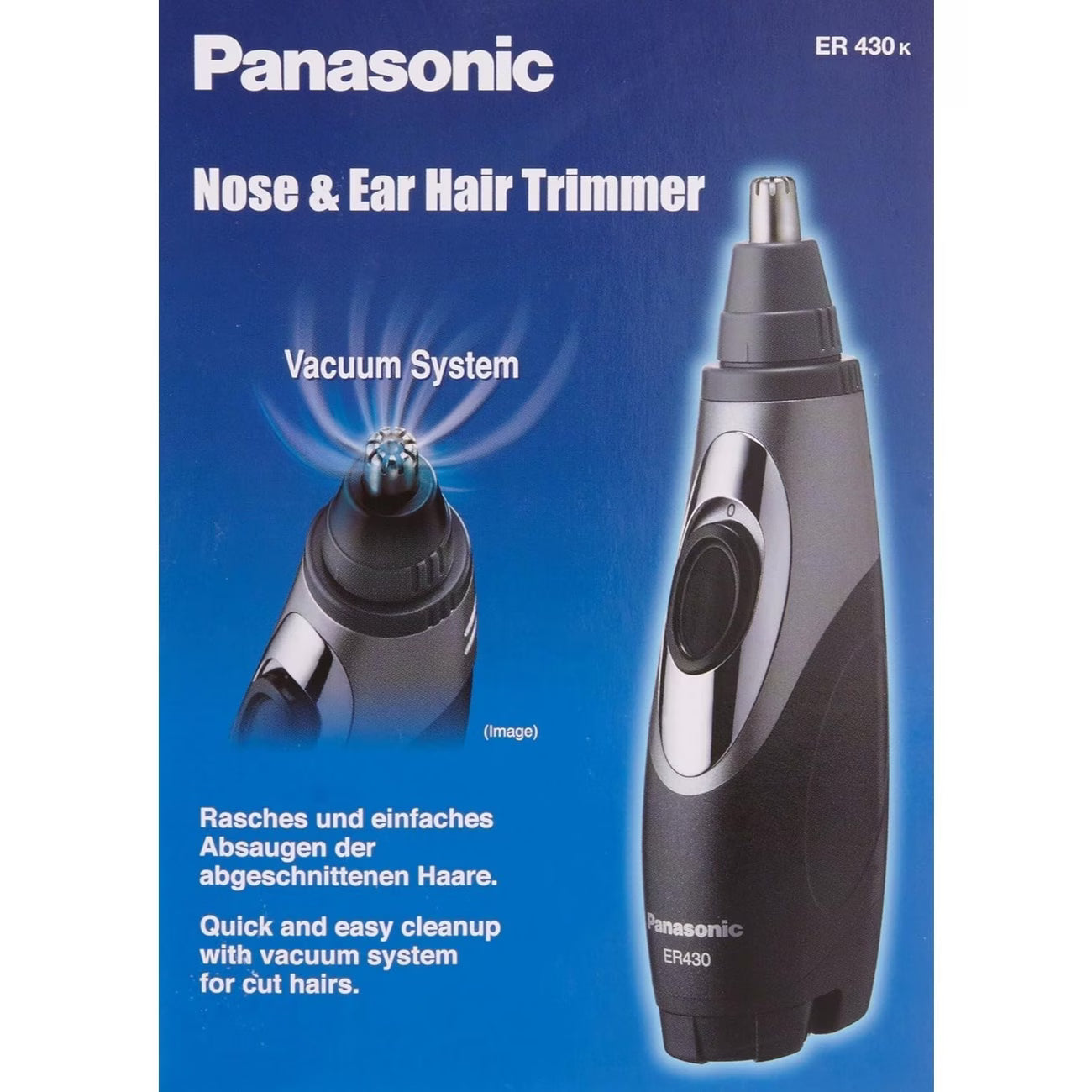 Panasonic Nose and Ear Hair Trimmer ER-430 – Black