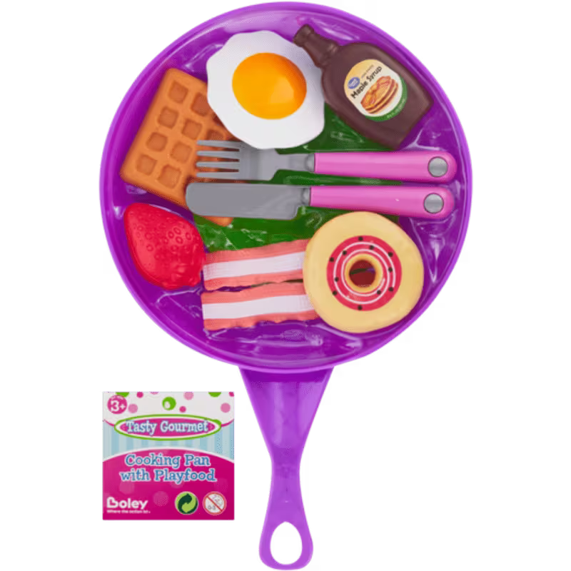 Boley Play Food Set - Multicolor Pretend Food Toys, Colorful Kitchen Role Play Set for Kids, Imaginative Grocery & Cooking Play Accessories, Educational Pretend Play Toy for Boys & Girls