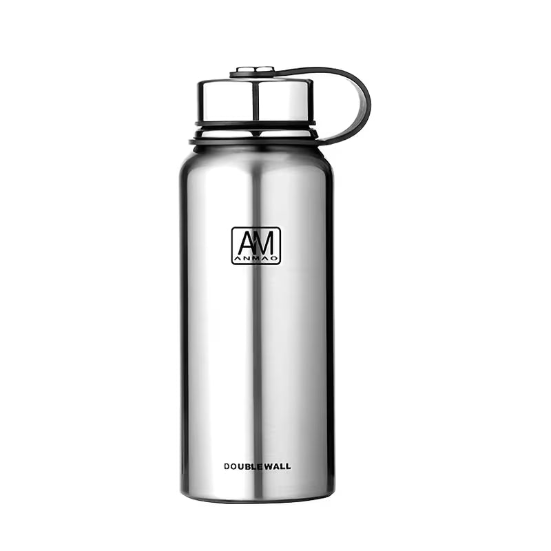Stainless Steel Vacuum Insulated Water Bottle – Chug Lid, Leak-Resistant & Sweat-Proof