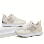 Trendy Women's Thick-Sole Sneakers – Breathable Athletic Shoes, Lightweight Casual Footwear