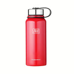 Stainless Steel Vacuum Insulated Water Bottle – Chug Lid, Leak-Resistant & Sweat-Proof
