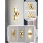 Modern Luxury Gold-Plated Wall Light - Stainless Steel Base, Black & Gold Finish, 1pc/2pcs Decorative Wall Lamp, Modern Sconce for Living Room, Bedroom, Corridor, Cafe & Office