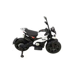 VLRA BIKE Electric Toy Motorcycle for Kids - White Battery Powered Ride-On Motorcycle with Training Wheels, Electric Drive, Kids Riding Toy for Ages 3-6, Outdoor Play Vehicle