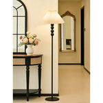 1pc Metal Floor Lamp - Black, 130cm Retro Style Pole Lamp, Modern High-End Standing Light, Easy Design for Living Room, Bedroom, TV Area, Dining Room & Home Decoration