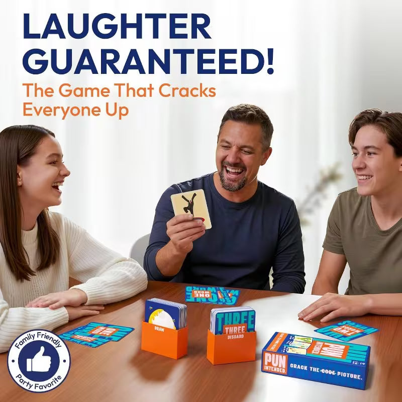 Funny Family Picture Guessing Card Game - Default Color Adult Party Game, Interactive Picture Guessing Cards for Family & Friends, Fun Group Activity, Game Night Entertainment