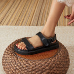 Women’s Bohemian Platform Sandals – Height-Increasing Non-Slip Strap Shoes