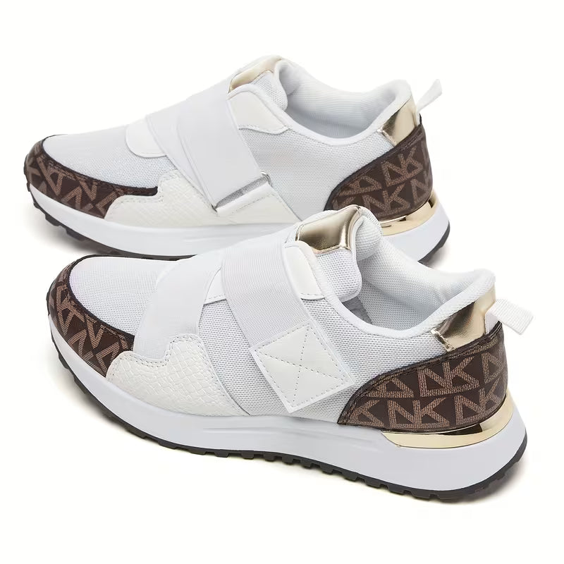 Women's One-Piece Slip-On Sneakers – Lightweight Breathable Mesh, Non-Slip Soft Sole