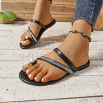 Women’s Cross-Strap Ankle Sandals – Stylish Casual Summer Shoes