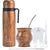 Modern Yerba Mate Thermo Cup Set – 304 Stainless Steel Gourd, Bombilla & Cleaning Brush