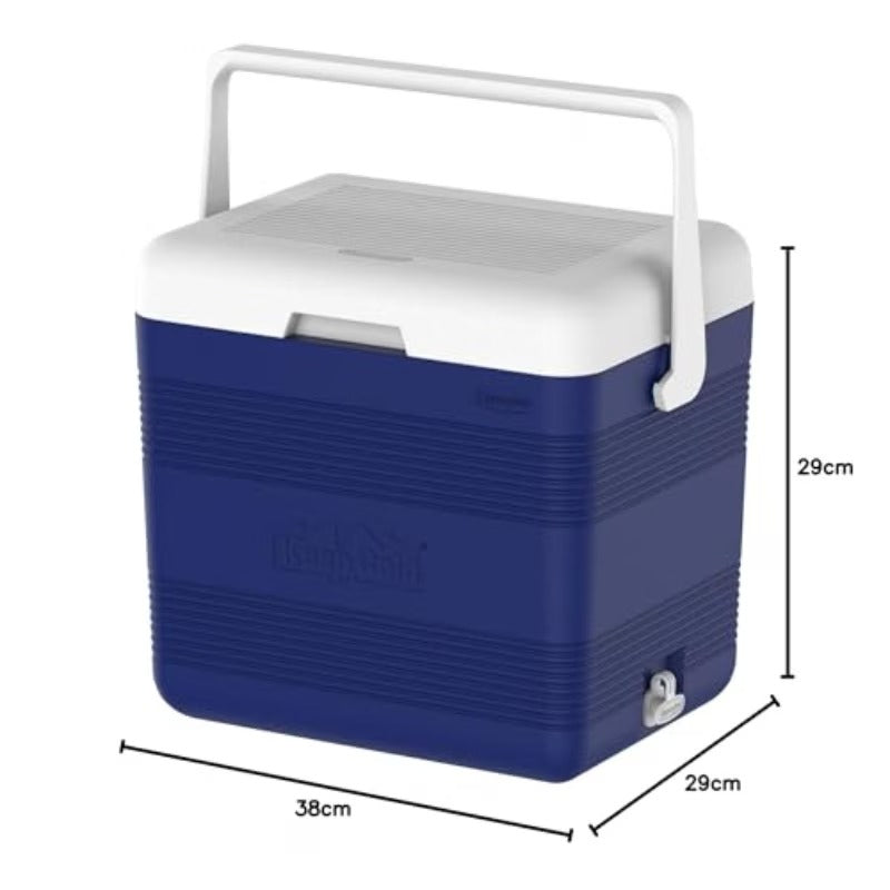 Deluxe 25L Plastic Cooler Icebox – Portable Insulated Cold Storage Box
