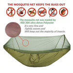 Quick-Release Hanging Mosquito Net – Nylon Outdoor Camping Net for Hammocks & Hanging Chairs