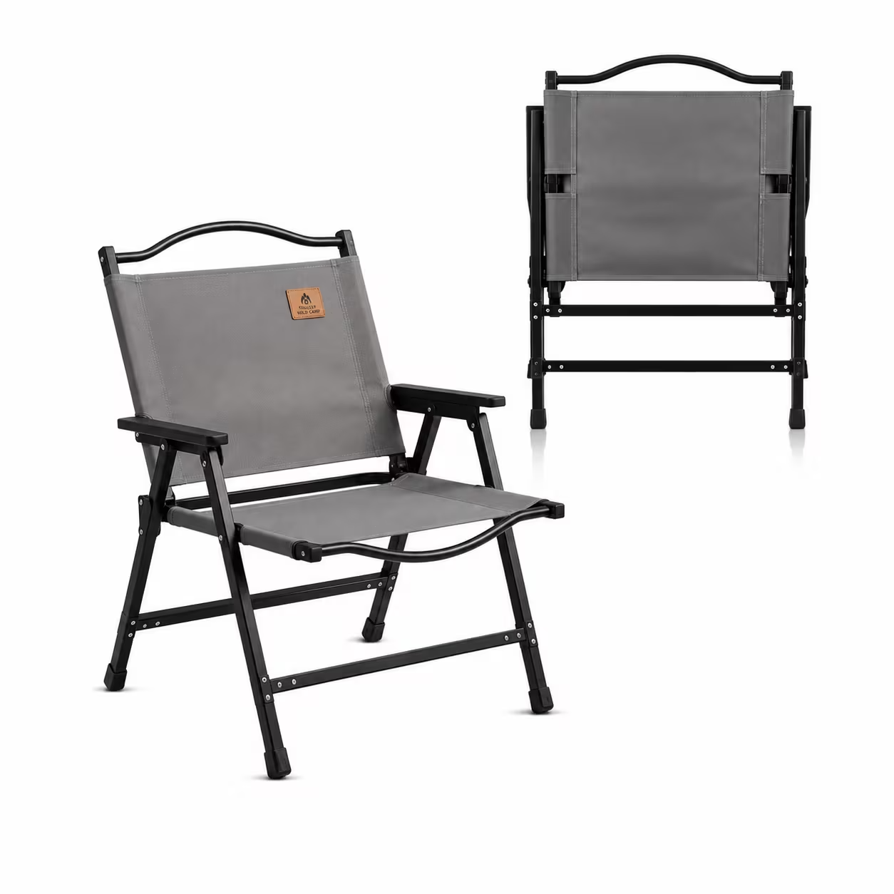 Toby’s Heavy-Duty Folding Camping Chair – Aluminum Alloy Frame with Armrests