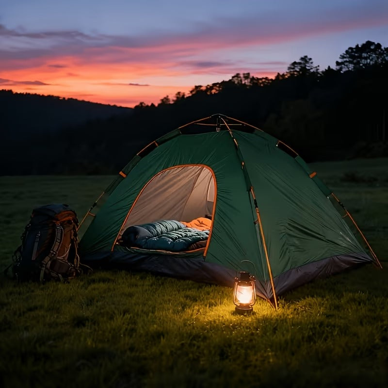 Automatic Quick-Open Camping Tent – Silver-Coated Sunshade for Outdoor & Picnic Use