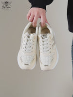 Women's Vintage Sneakers – Slip-Resistant, Durable, Height-Enhancing Soft Sole