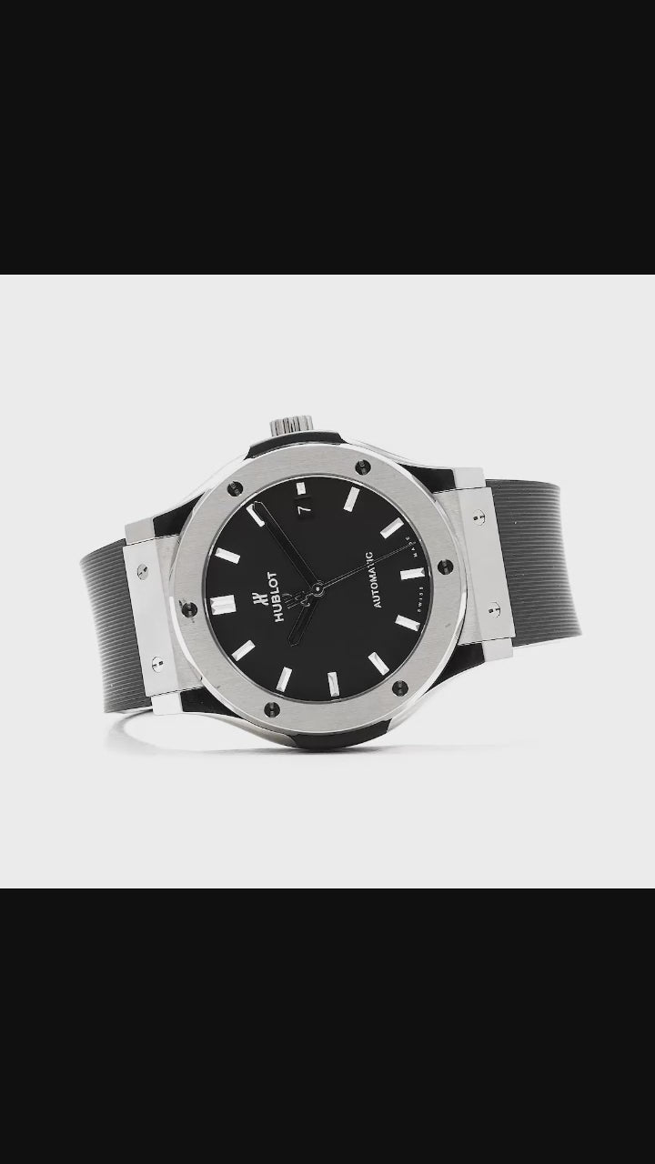Hublot Classic Fusion Black Dial – Titanium Luxury Men’s Watch