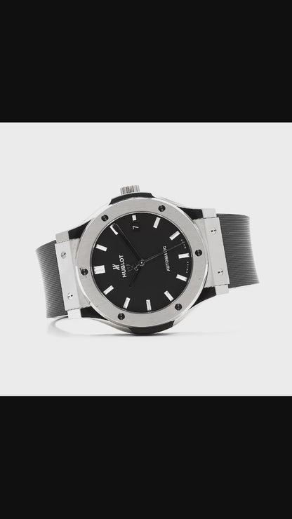 Hublot Classic Fusion Black Dial – Titanium Luxury Men’s Watch
