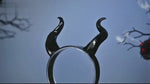 2 Pieces Maleficent Horns Headband – Gothic Devil Horn Costume Accessory for Halloween & Cosplay