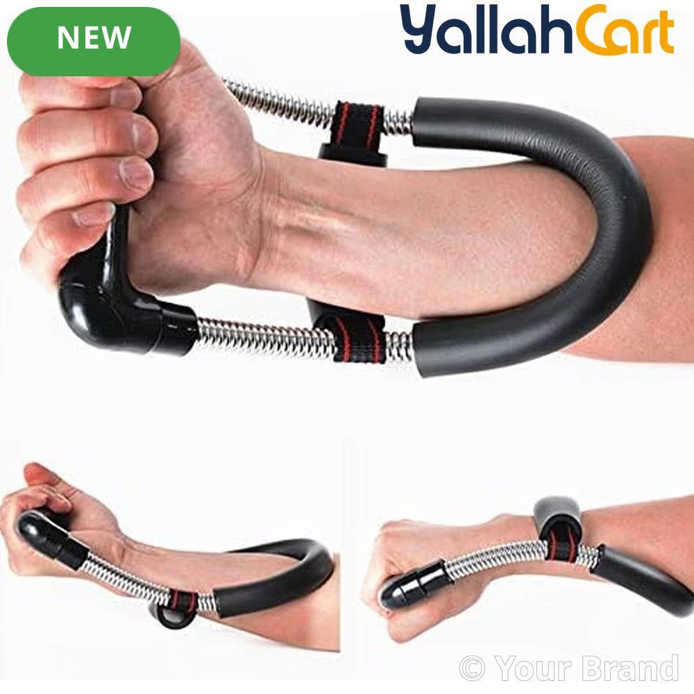 Adjustable Forearm Strength Trainer – Spring Resistance Hand Grip & Wrist Exerciser