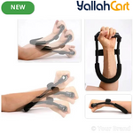Adjustable Forearm Strength Trainer – Spring Resistance Hand Grip & Wrist Exerciser