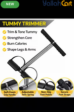 Portable Twin Spring Tummy Trimmer – Adjustable Resistance Fitness Exercise Trainer