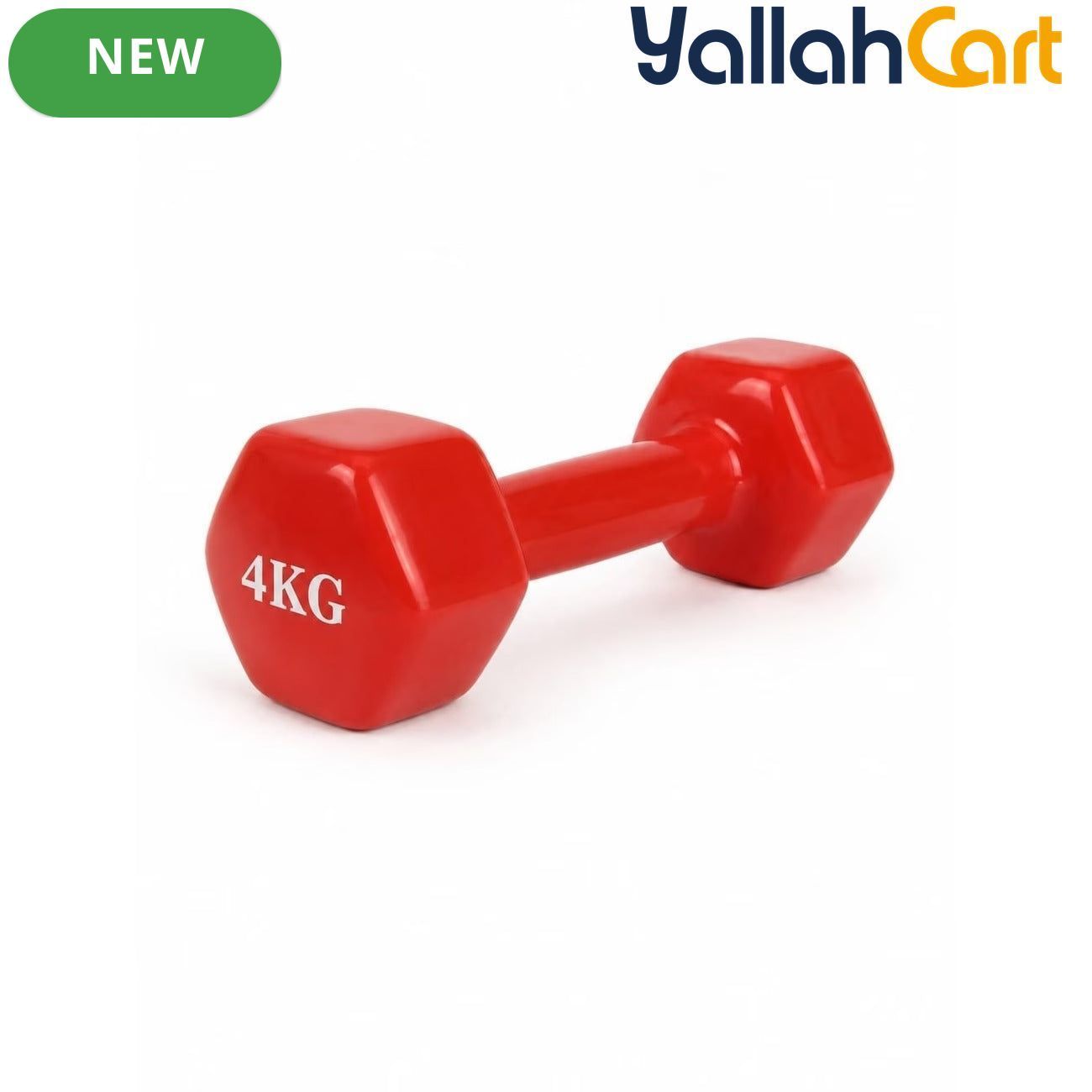 Vinyl Dumbbell – Easy Grip Hand Weights for Home Workout & Strength Training