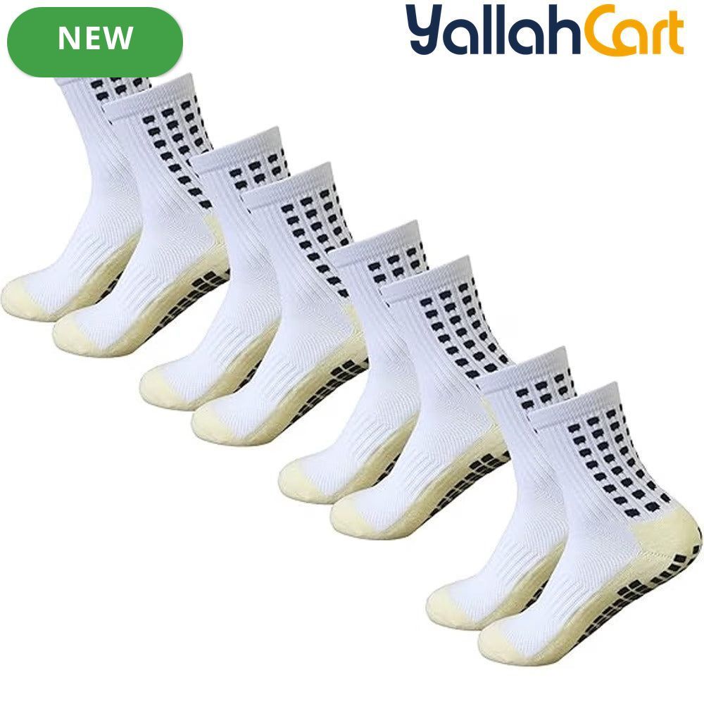 8-Piece Athletic Football Socks – Comfortable Sports Socks for Training & Game Day