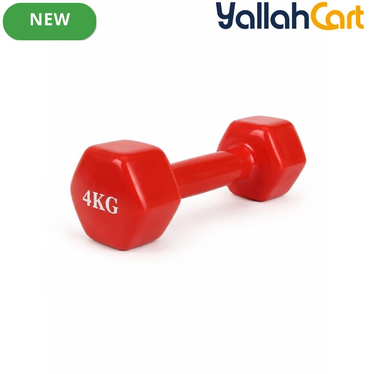 Vinyl Dumbbell – Easy Grip Hand Weights for Home Workout & Strength Training