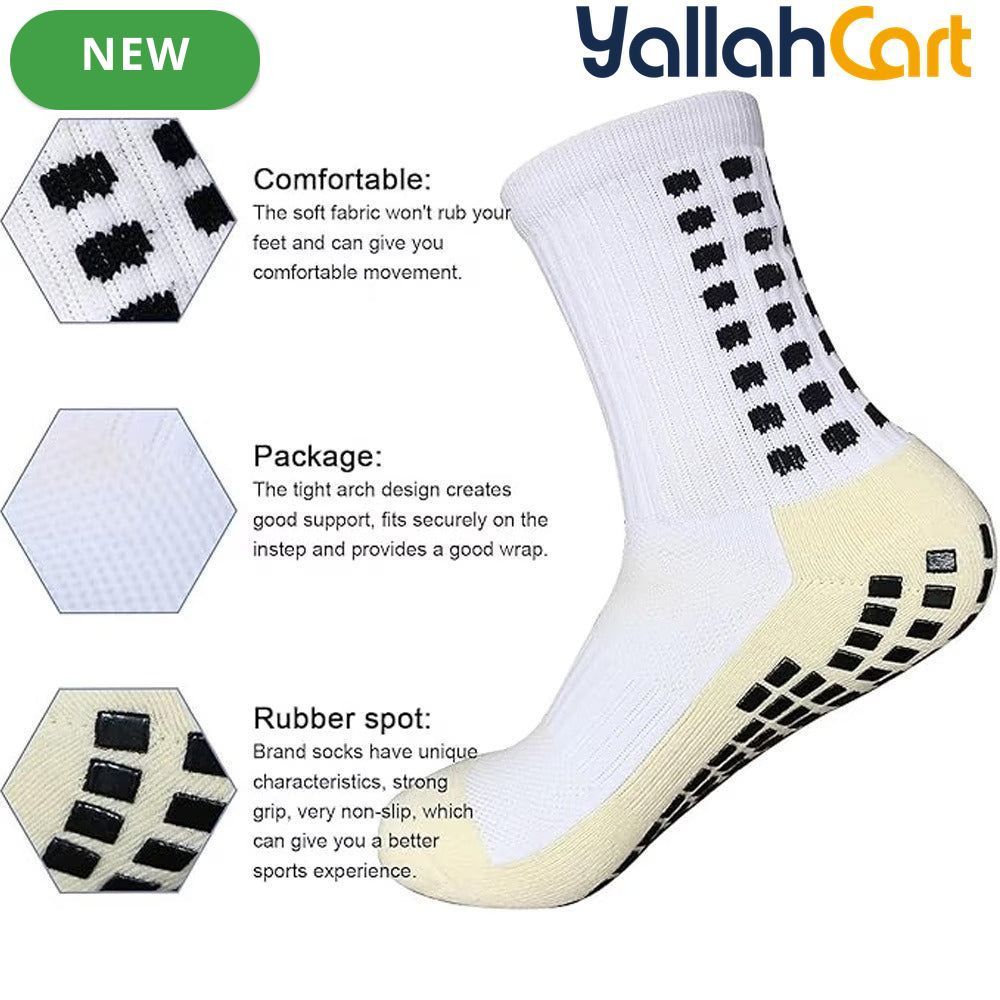 8-Piece Athletic Football Socks – Comfortable Sports Socks for Training & Game Day