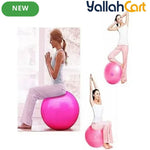 75cm Yoga Fitness Exercise Ball with Air Pump – Stability & Workout Ball