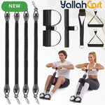 Multifunctional Full Body Resistance Band Exercise Set with Handles & Ankle Straps