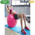 75cm Yoga Fitness Exercise Ball with Air Pump – Stability & Workout Ball