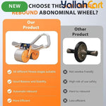 Automatic Rebound Ab Wheel with Elbow Support – Core & Full-Body Home Workout Equipment