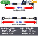 Adjustable Lockable Door Pull-Up Bar – Screwless Chin-Up & Upper Body Workout Equipment