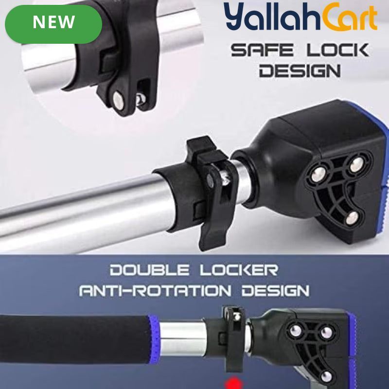Adjustable Lockable Door Pull-Up Bar – Screwless Chin-Up & Upper Body Workout Equipment